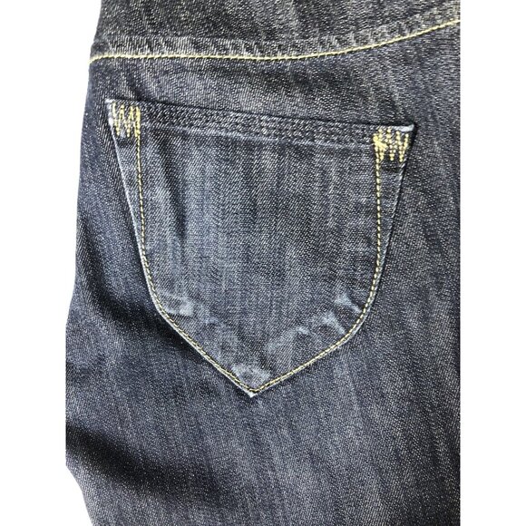 Diesel Industry Brucke Woman 26x30 Blue Denim Jeans Skinny Leg Hemmed Stretch - Picture 2 of 10